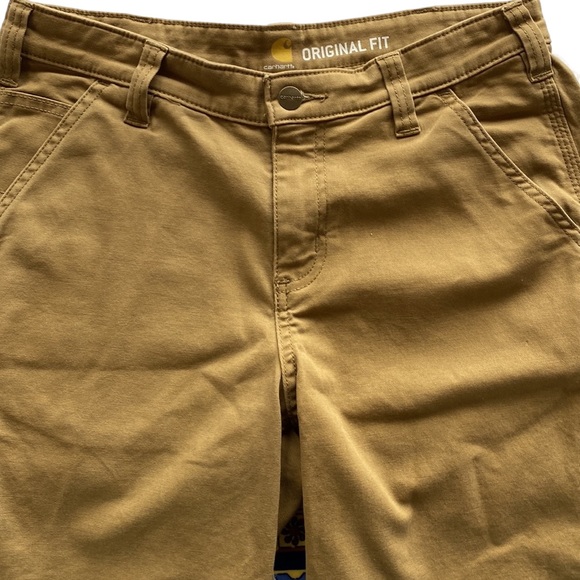 NWOT Carhartt Mens cargo brown shorts. Size 4. Excellent condition. - Picture 8 of 10